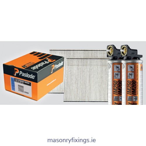50mm F18 Electo Galvanised Brad Fuel Pack  BOX 2 Fuel Cells and 2000 Brads